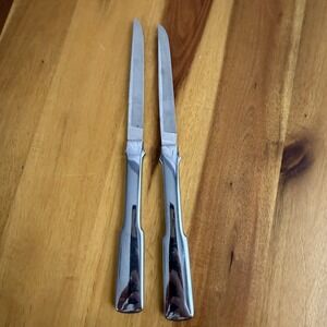 Towle stainless Byfield lot of 2 steak knives 8‎ 1/2" Knife Unisex Replacement